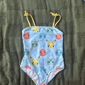 Pokemon Kids Swim One Piece - Yellow and Blue